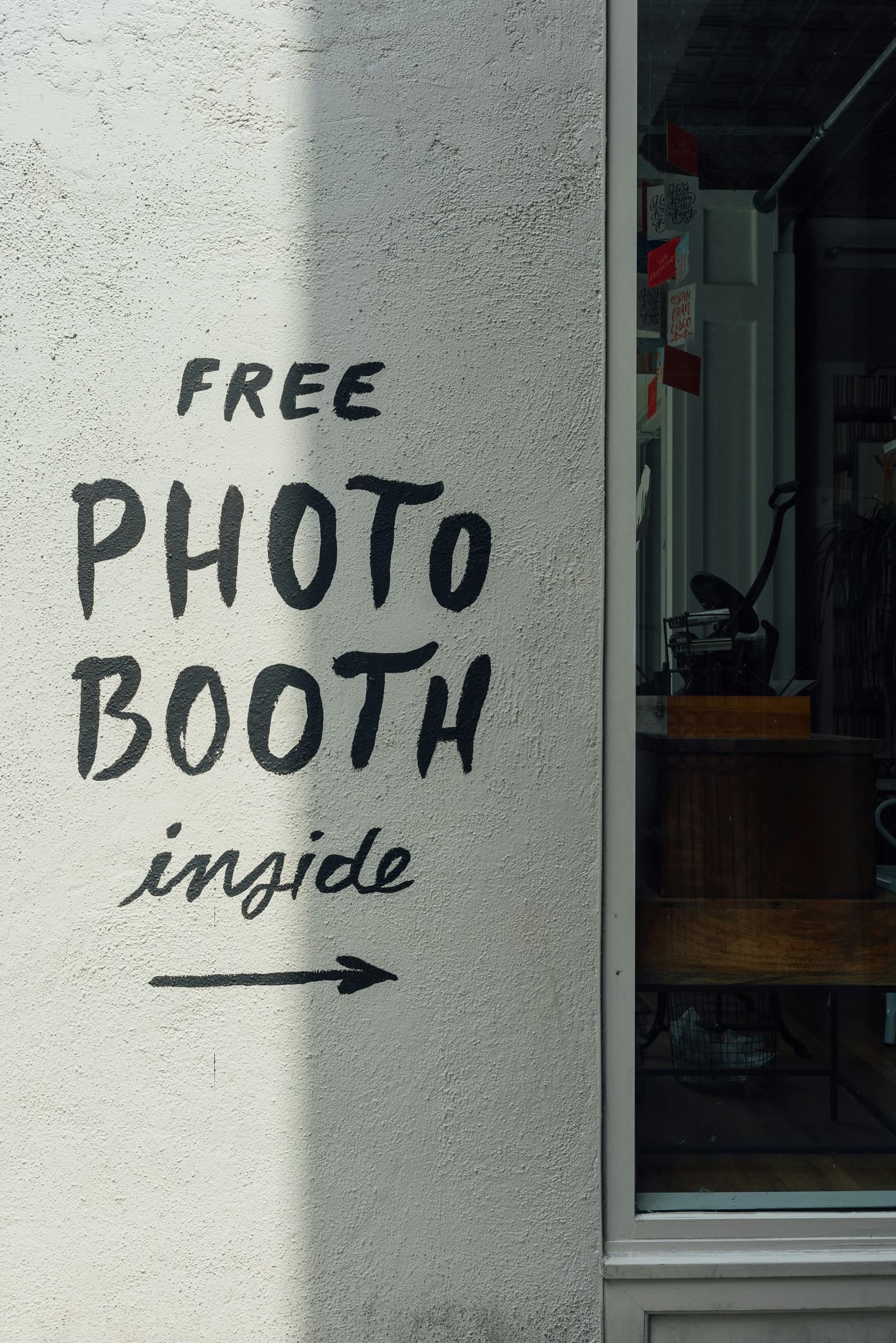 Brand activation photo booth setup
