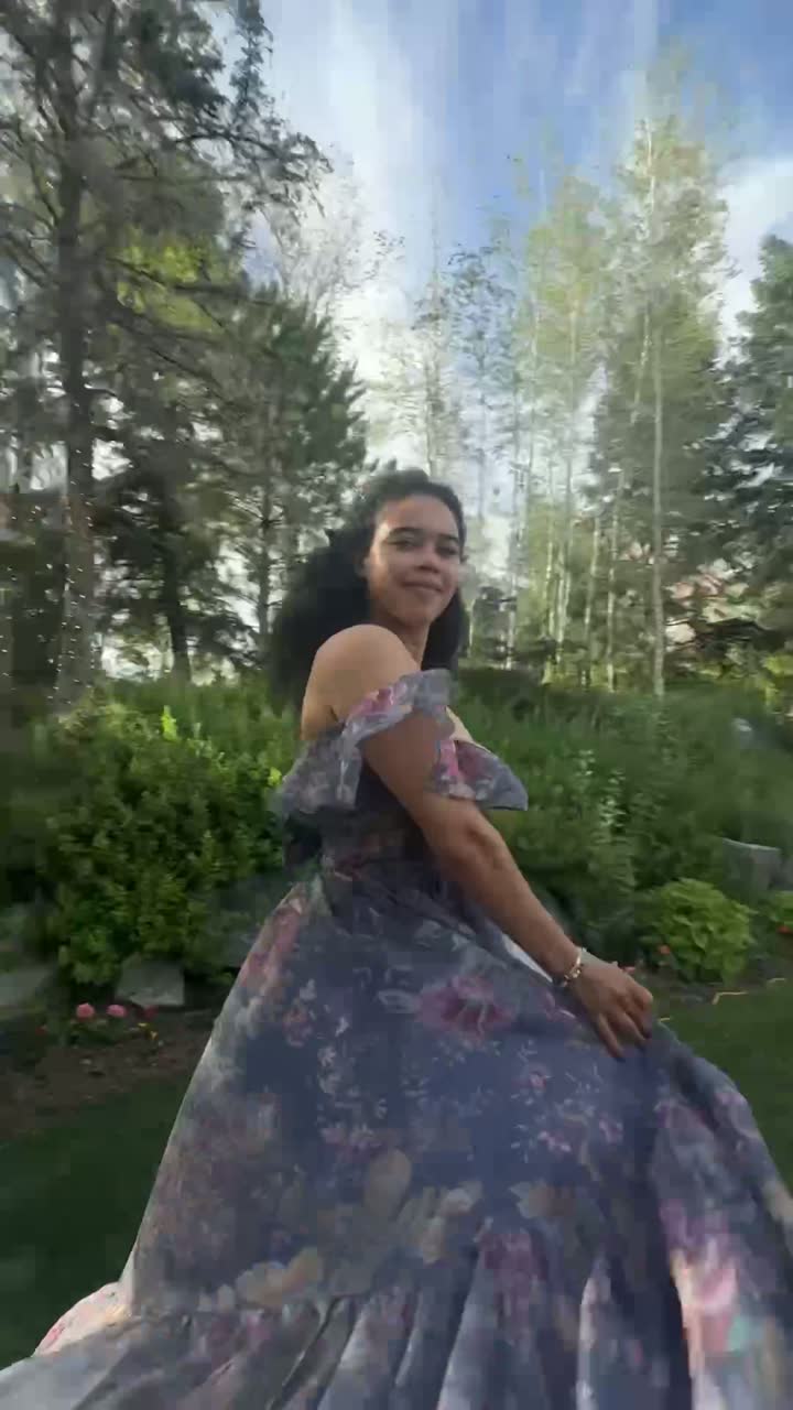 Guest spinning on the 360 photo booth platform